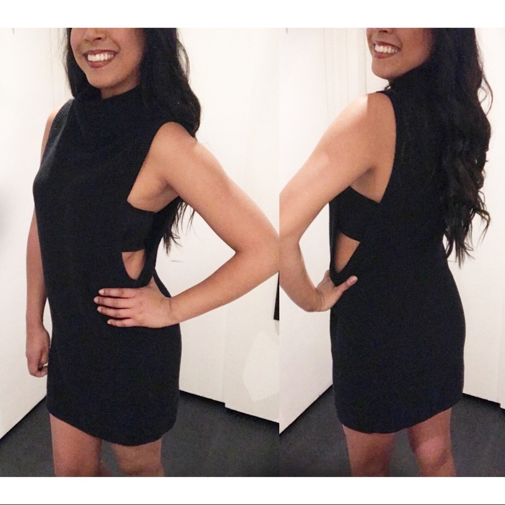 FREE PEOPLE Wide Ribbed Knit Sleeveless Dress